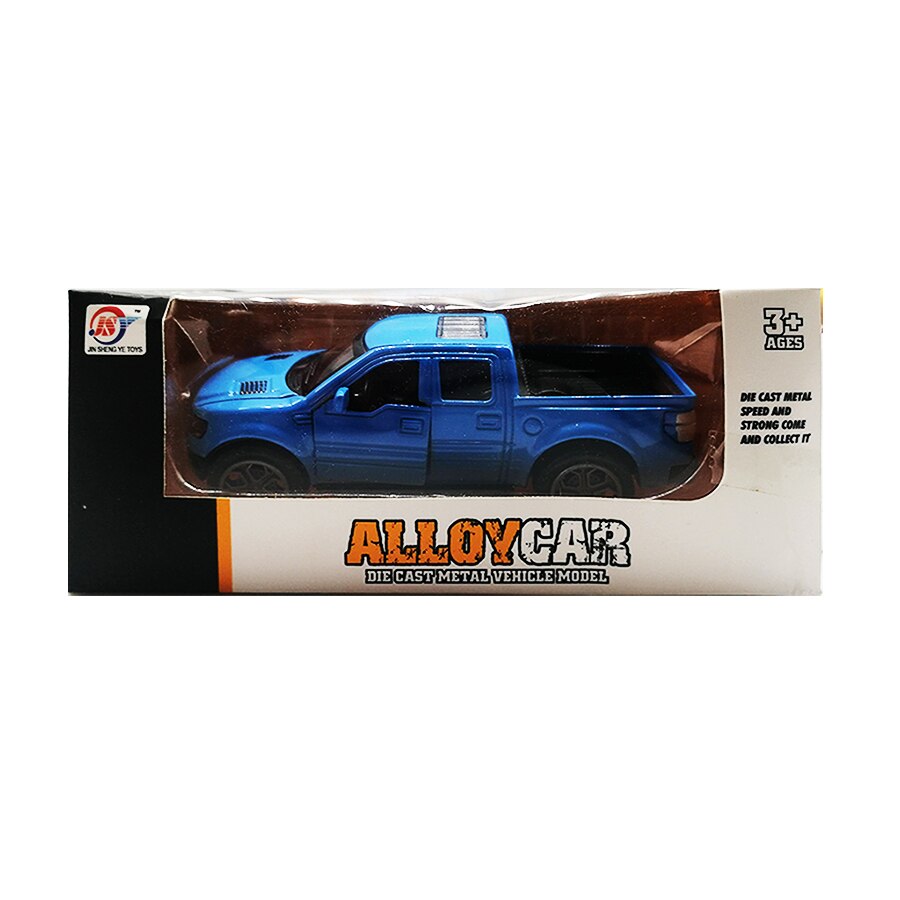Jucarie metalica camioneta Nissan, Lungime 15 cm, scara 1:24, albastra