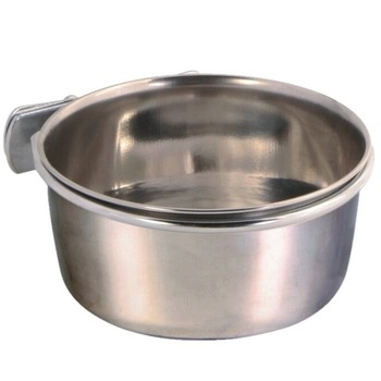 Hranitor Inox Pasari Suport pentru colivie M 12 cm Hranitor Inox Pasari Suport pentru colivie M 12 cm