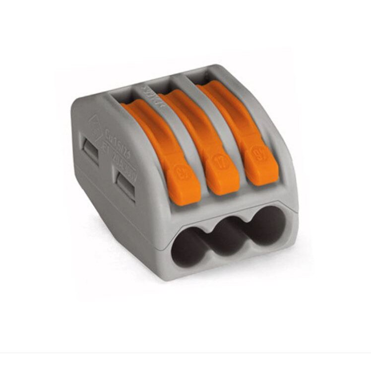 Conector rapid clipsare conductor flexibil 3X0,75-4 MMP set 10 Buc