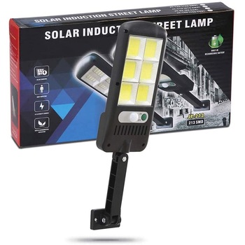 Lampa solara de exterior JY-150 , senzor de miscare , 3 setari , 150 LED COB , rezistenta la apa , accesorii prindere incluse RIF REFCO ® Lampa solara de exterior JY-150 , senzor de miscare , 3 setari , 150 LED COB , rezistenta la apa , accesorii prindere incluse RIF REFCO ®