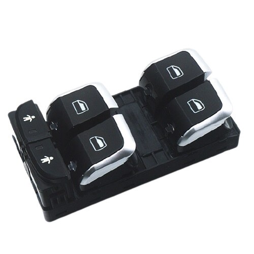 Bloc comutator comanda butoane actionare geamuri electrice Audi A6, A7, Q3 cromat 10 pini 4G0959851