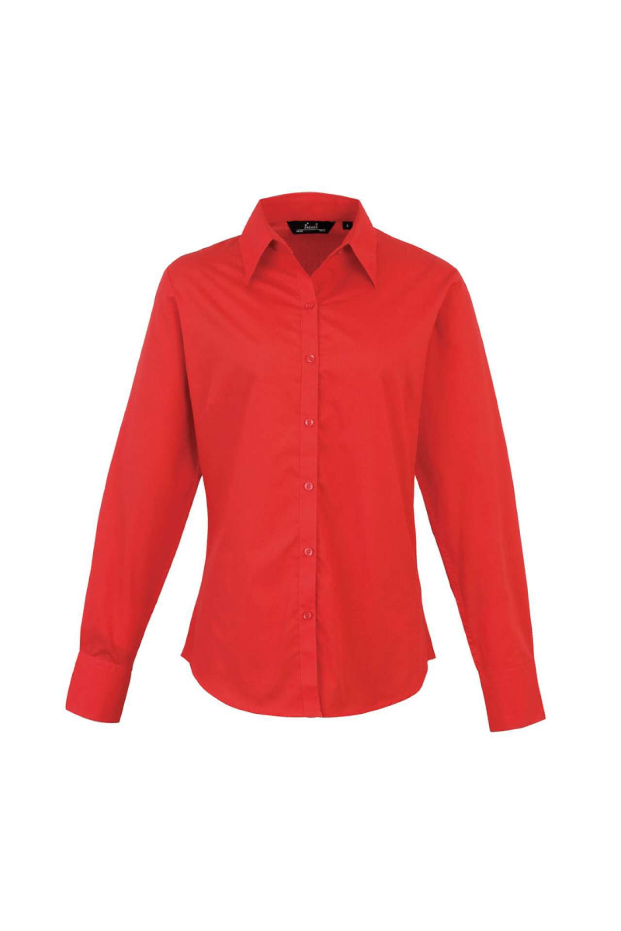 Camasa dama, Premier, cu maneca lunga, Rosu