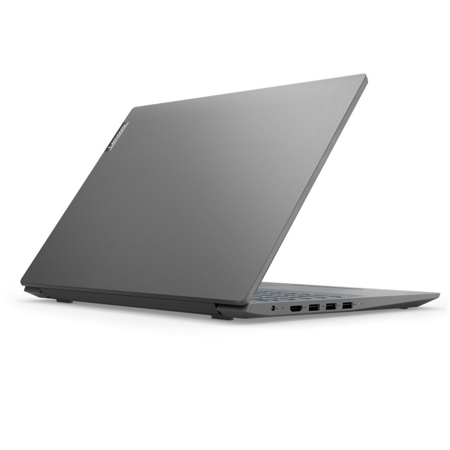 Laptop Lenovo V15 IIL cu procesor Intel Core i3-1005G1, 15.6", HD, 4GB, 1TB HDD, Intel UHD Graphics, No OS, Iron Grey