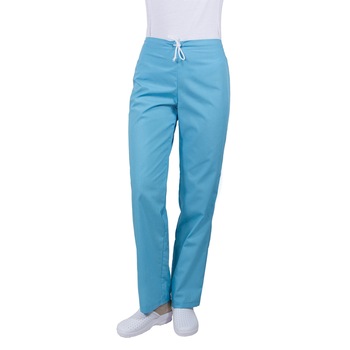 Pantaloni, PRIMA, UNISEX, cu elastic si cordon, fara buzunare, 65% Poliester, 35% Bumbac, BLEU, Marimea 2XL Pantaloni, PRIMA, UNISEX, cu elastic si cordon, fara buzunare, 65% Poliester, 35% Bumbac, BLEU, Marimea 2XL