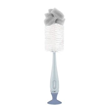 Perie pentru biberoane 2 in 1 KikkaBoo Blue Perie pentru biberoane 2 in 1 KikkaBoo Blue