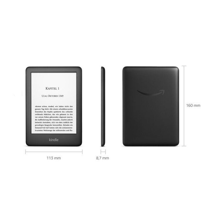 EBook Reader Amazon Kindle, 6inch, 4GB, Negru eMAG.ro