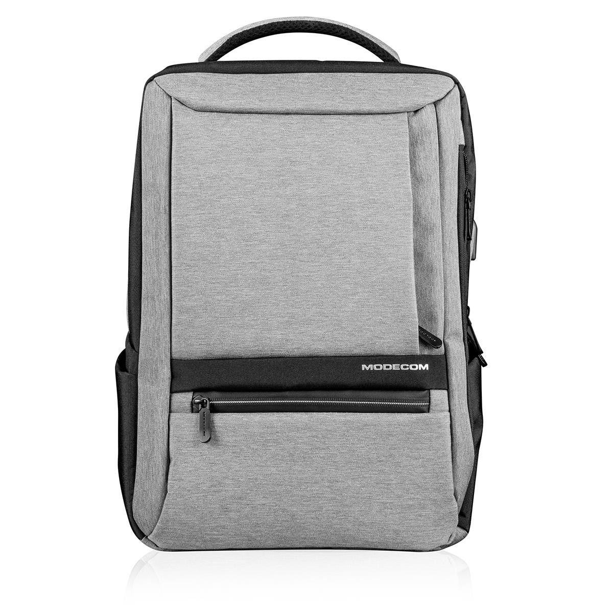 Rucsac laptop, Modecom, 15.6", Negru/Gri