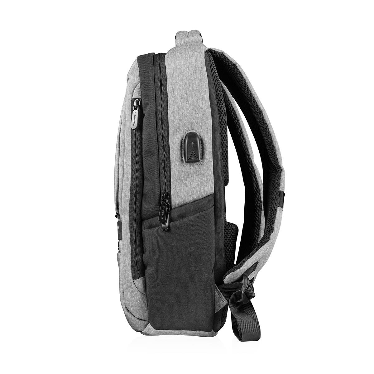 Rucsac laptop, Modecom, 15.6", Negru/Gri