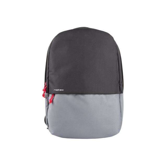 Geanta laptop, Natec, 15.6", Negru/Gri