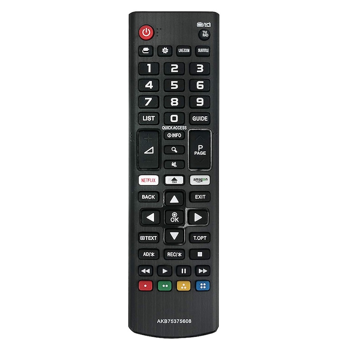 AKB75375608 távirányító LG UHD SMART TV-hez, NETFLIX, utángyártott, PIL6231