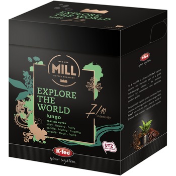 Capsule cafea Mr&Mrs Mill Café Explore the World, compatibile BeanZ, 12 buc, 96g Capsule cafea Mr&Mrs Mill Café Explore the World, compatibile BeanZ, 12 buc, 96g