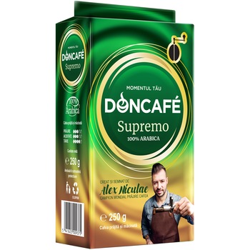 Cafea macinata Doncafe Supremo, 250g Cafea macinata Doncafe Supremo, 250g