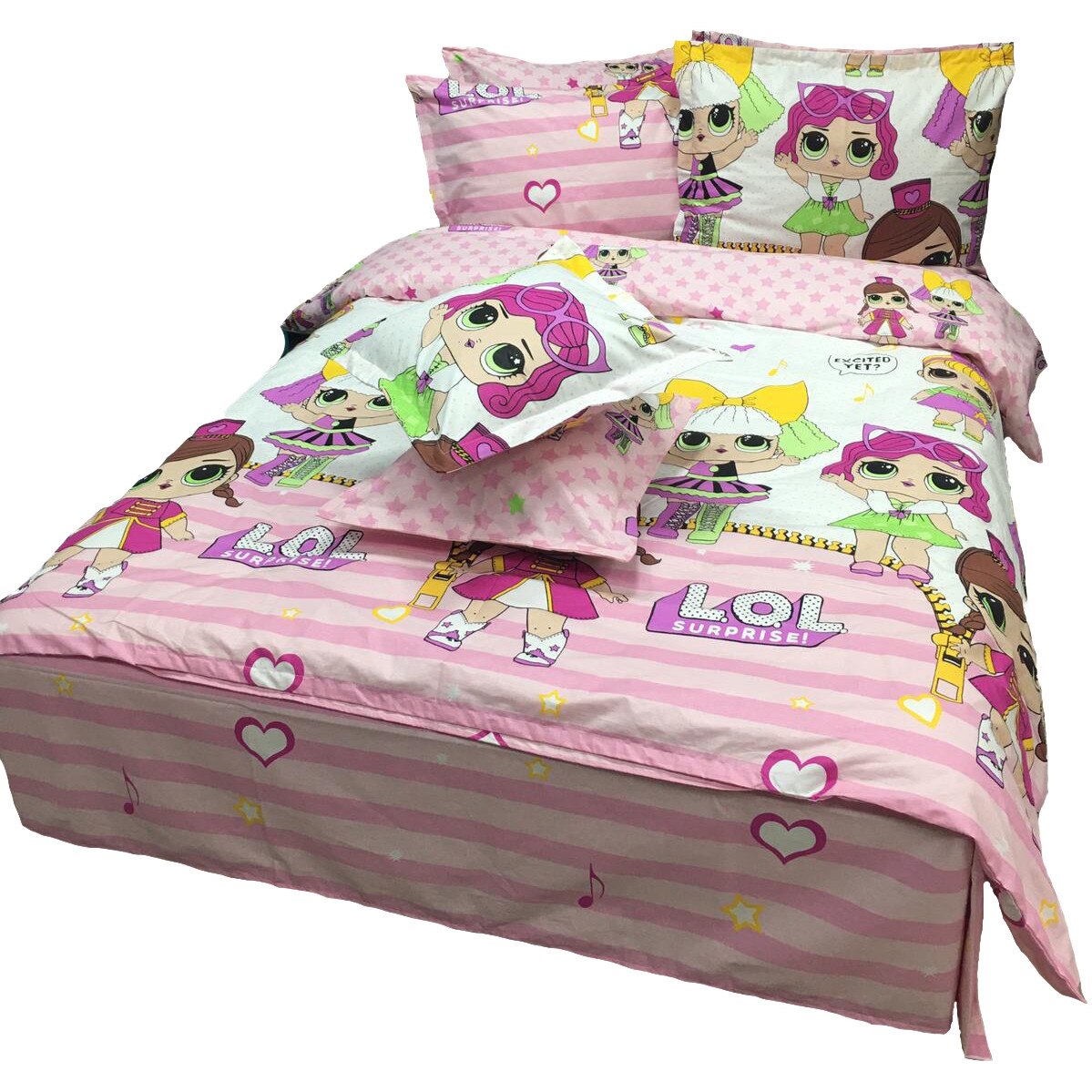 Set lenjerie pentru copii, 8 piese bumbac ranforce, pentru saltea de 1,40m, by Liz Line - L8R33140