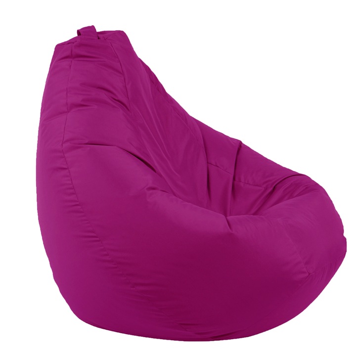 Пуф Pufrelax, круша, 320л., Nirvana Grande - Teteron Pink, Подходящ за открито, Перящ се калъф, Пълнеж от Полистиролни перли