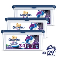 Capsule de spalat Coccolino Care Black, 3x29 buc