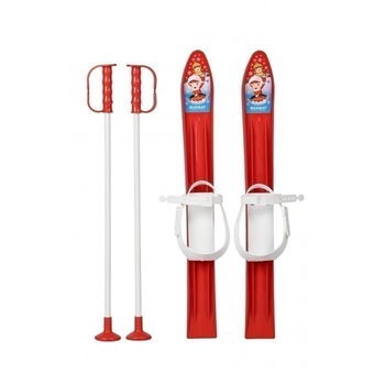 Schiuri din plastic pentru copii Marmat, 60 cm, rosu – 6098 Schiuri din plastic pentru copii Marmat, 60 cm, rosu – 6098