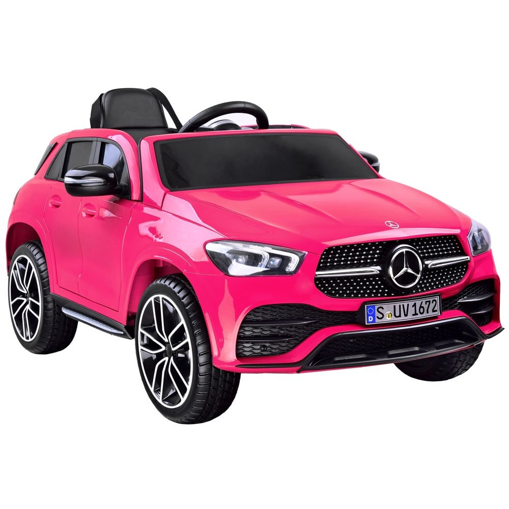 Masinuta electrica cu roti din cauciuc Mercedes GLE 450 AMG Pink