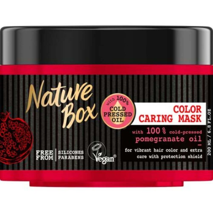 Nature Box gránátalma olajos hajmaszk, 200 ml, hidegen sajtolt gránátalma olaj