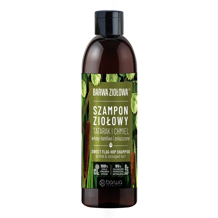 Sampon par fragil si deteriorat, cu hamei, Barwa Cosmetics, 250 ml