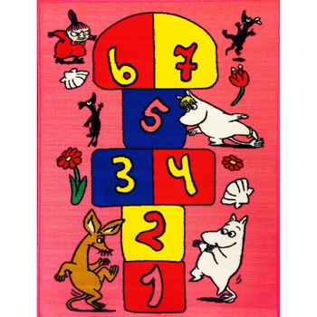 Covoras camera copii YANA , Sotron nylon dreptunghiular multicolor 100 x 133 cm Covoras camera copii YANA , Sotron nylon dreptunghiular multicolor 100 x 133 cm