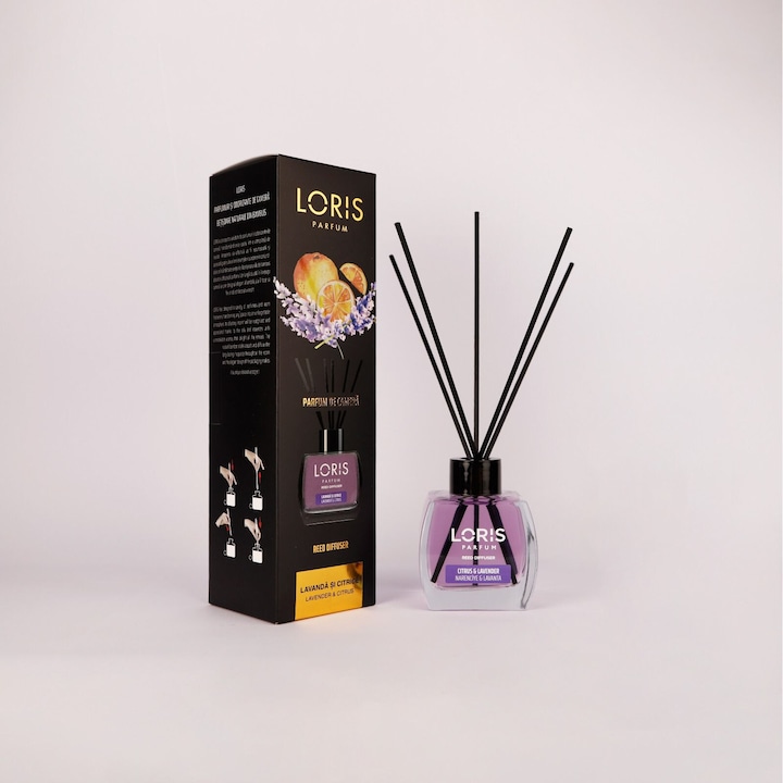 Odorizant camera, Loris, Citrice si Lavanda, 120 ml