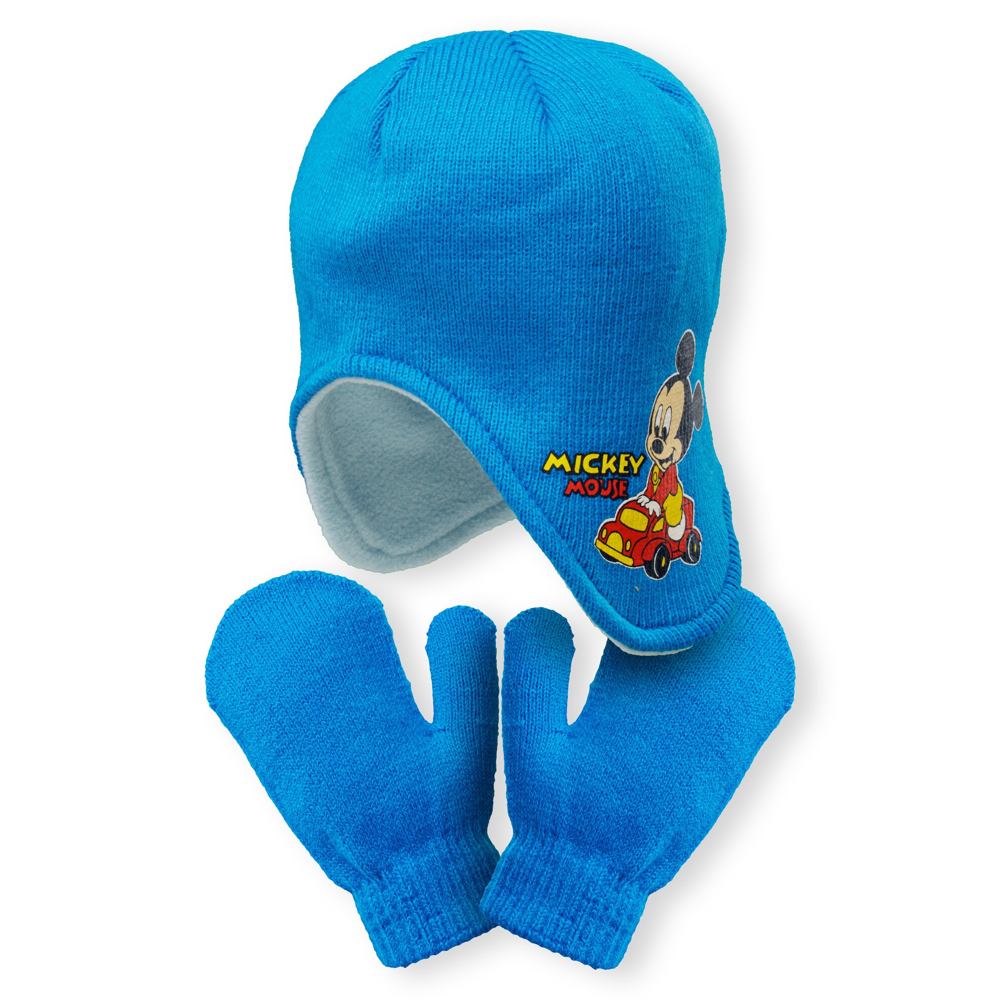 Caciula cu urechi mickey, Albastru
