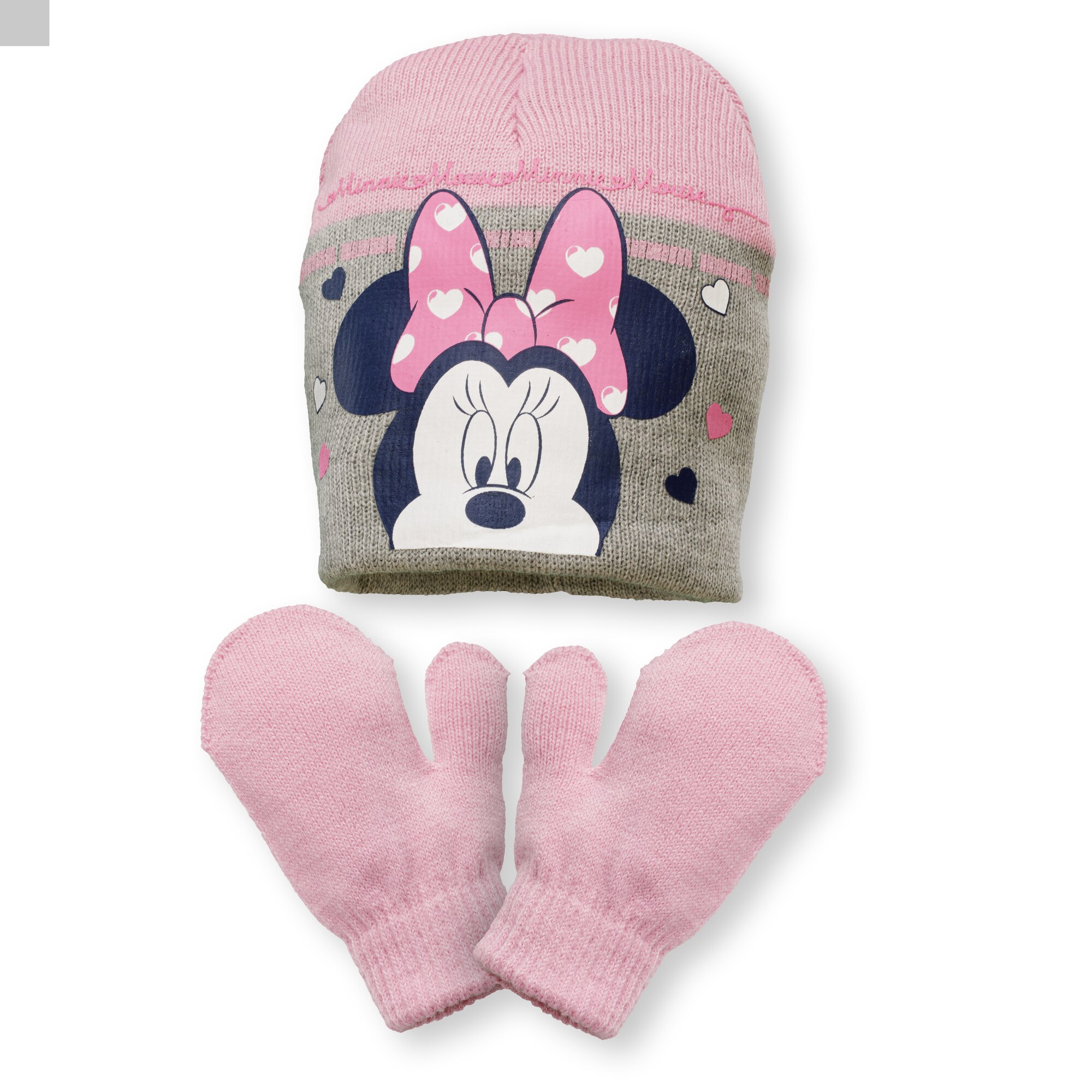 Caciula manusi minnie, Roz/Gri