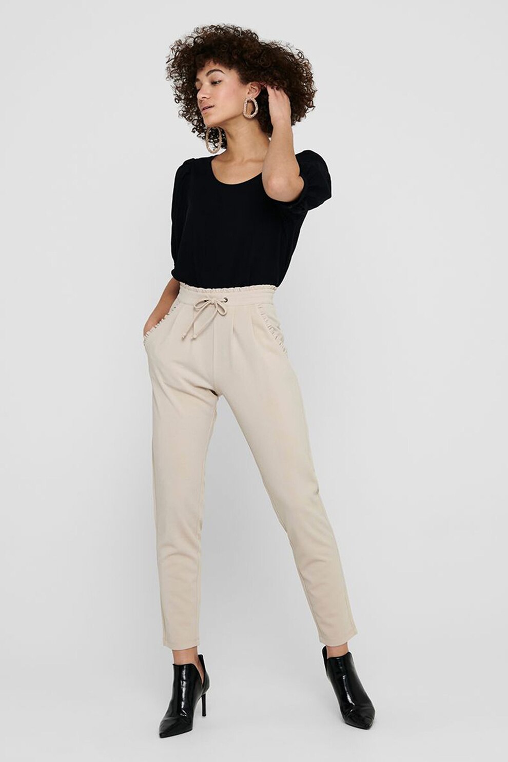 Only, Bluza cu maneci bufante, Negru