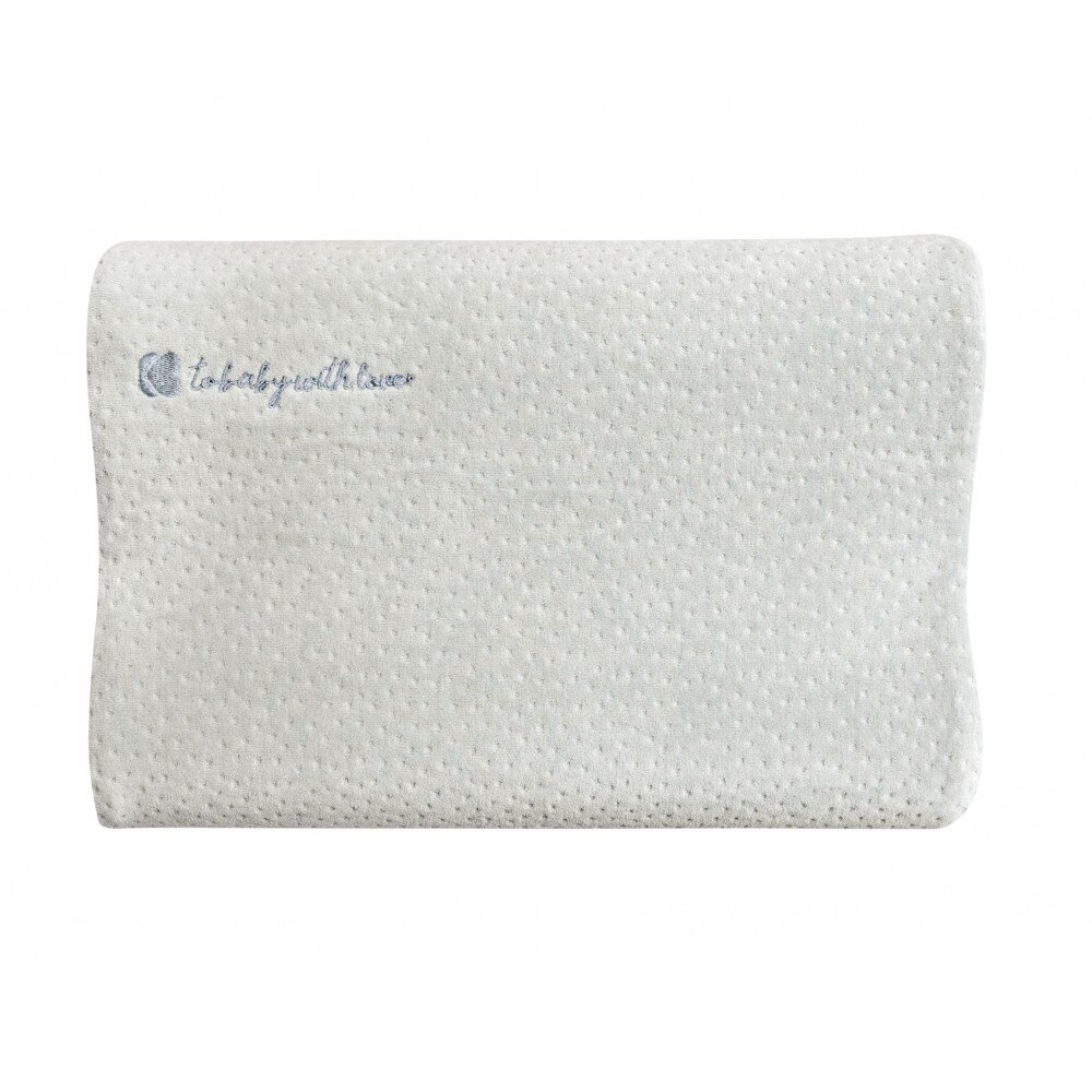 Perna cu spuma de memorie si ventilatie 34x25 cm KikkaBoo Mint Velvet