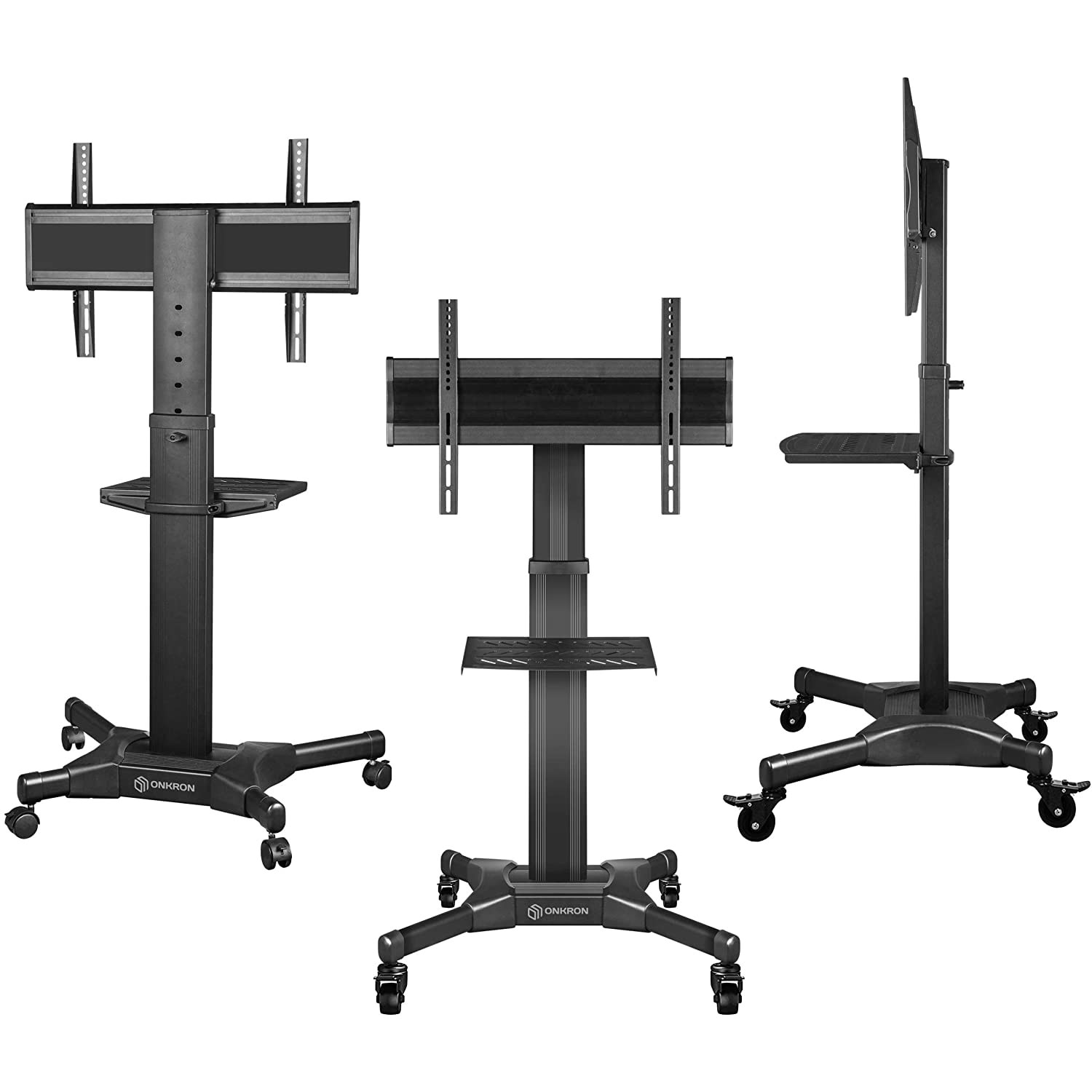 Стойка за мобилен телевизор, TS2551, Onkron, 32"-55", VESA 100x100 ...