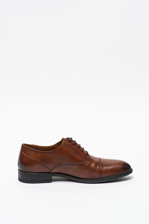 Pikolinos, Pantofi Oxford de piele Bristol, Maro inchis, 45