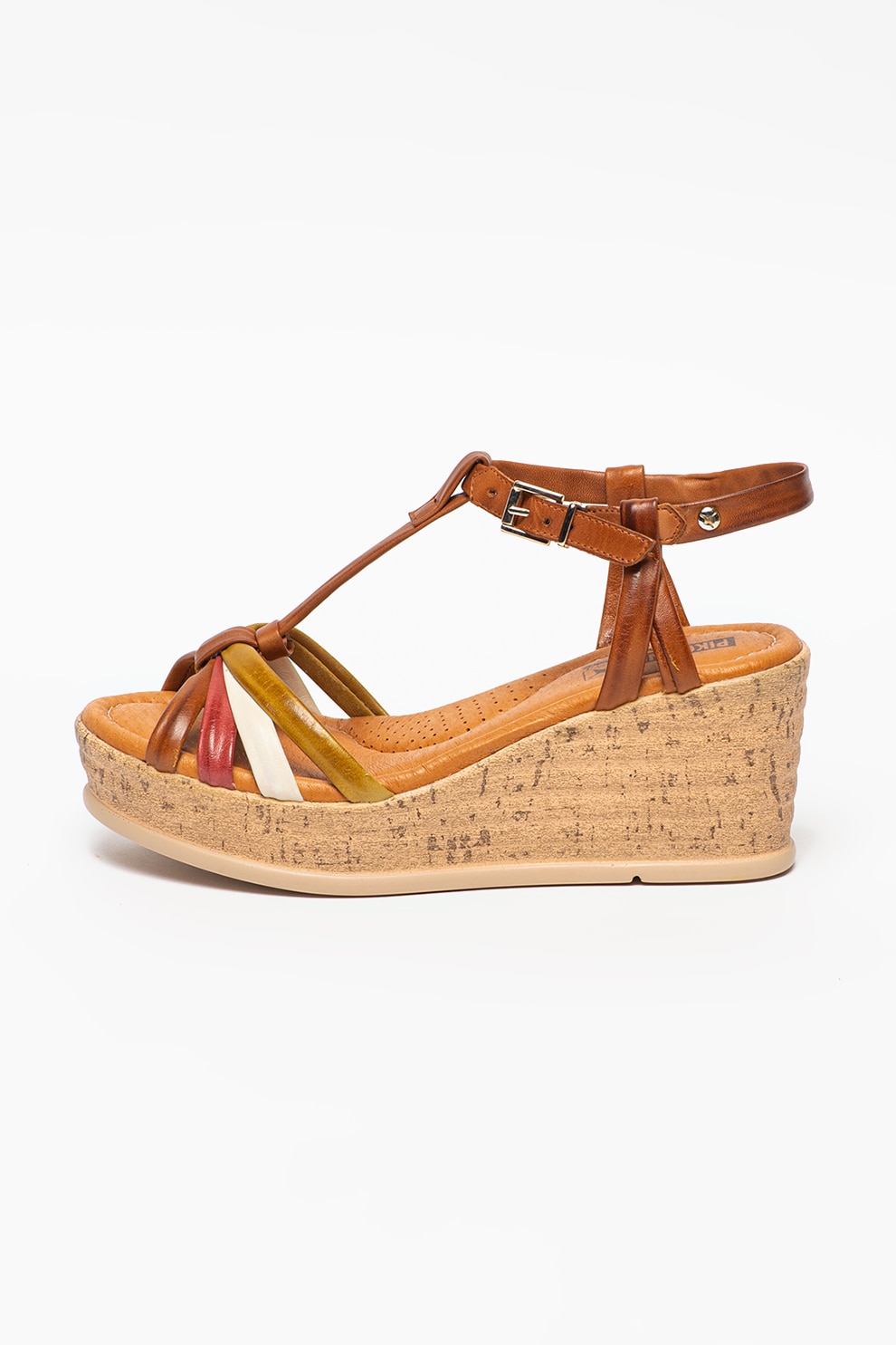 Pikolinos, Sandale wedge de piele Miranda