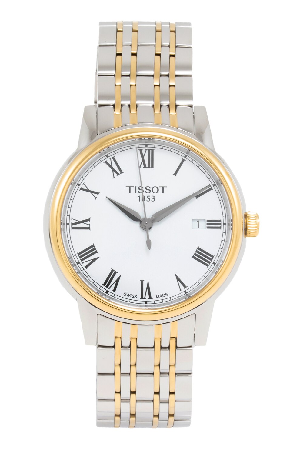 Tissot, Ceas din otel inoxidabil, Argintiu/Auriu