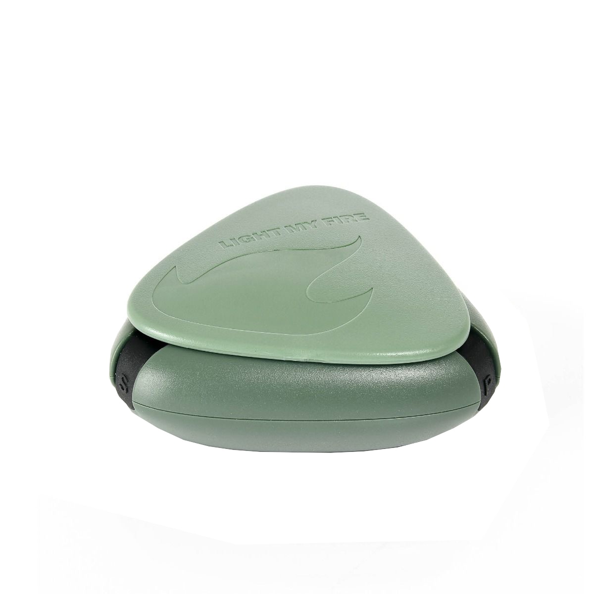 Solnita cu 3 compartimente Light My Fire Salt&Pepper Plus Bio, 70x70x25mm, verde