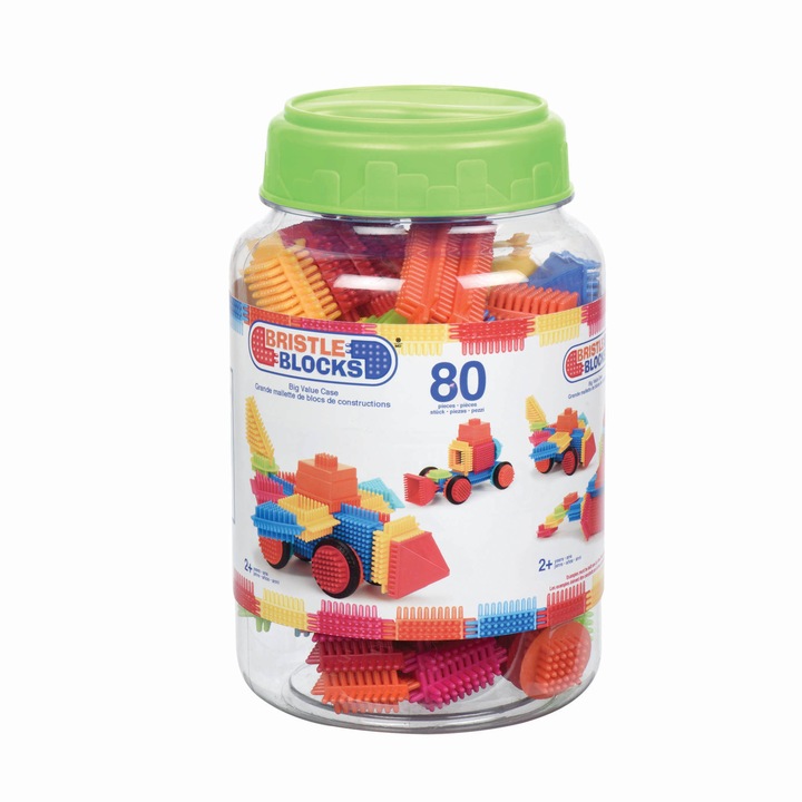 Комплект конструктпр, 80 строителни блока Bristle Blocks