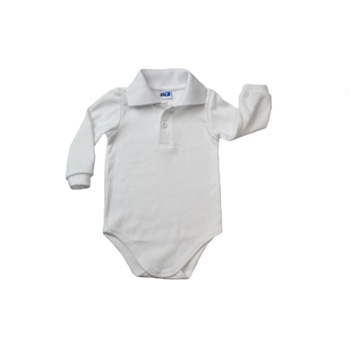 Body cu maneca lunga pentru baieti GT GT-2993, Alb, 80 cm Body cu maneca lunga pentru baieti GT GT-2993, Alb, 80 cm