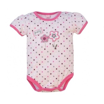 Body cu maneca scurta pentru fete Koala Anulka 2108-R-92-cm, Roz 92 CM Body cu maneca scurta pentru fete Koala Anulka 2108-R-92-cm, Roz 92 CM