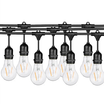 Ghirlanda luminoasa cu Pendul 10 m. cu 10 becuri A60 2W LED E27 interconectabila Ghirlanda luminoasa cu Pendul 10 m. cu 10 becuri A60 2W LED E27 interconectabila