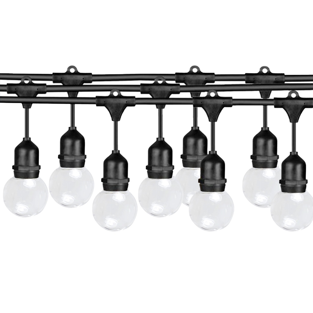 Ghirlanda luminoasa cu Pendul 15 m. cu 15 becuri Mate G45 1W LED E27 interconectabila