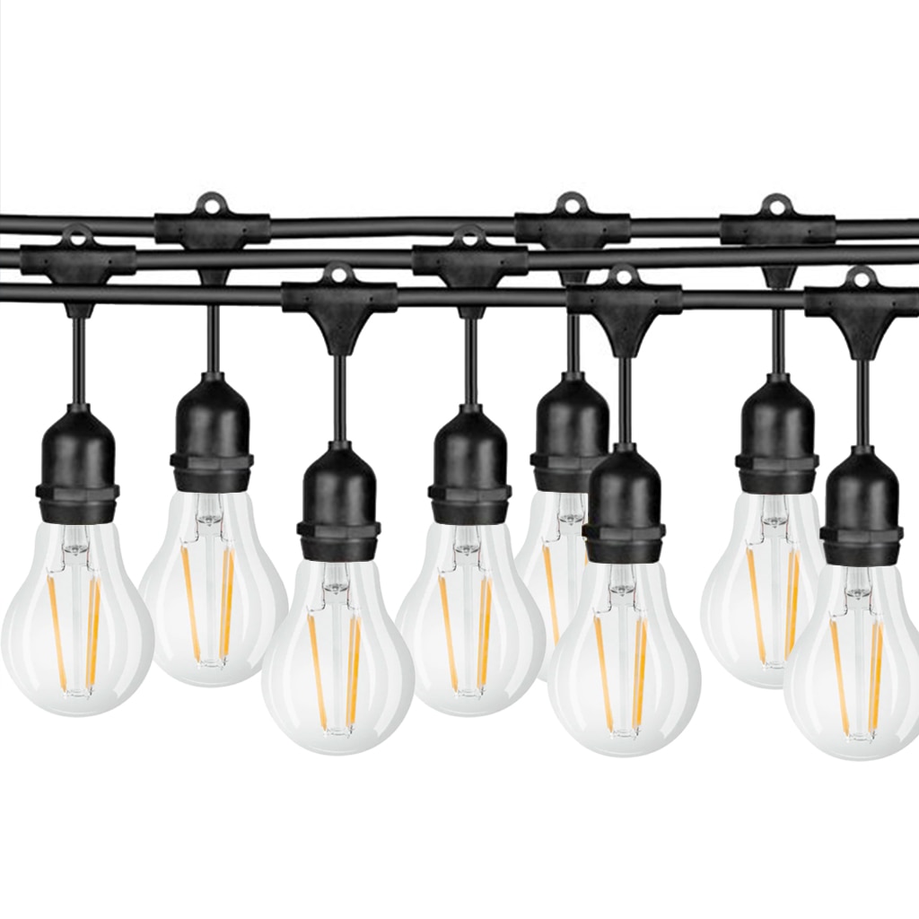 Ghirlanda luminoasa cu Pendul 15 m. cu 15 becuri A60 6.5W LED E27 interconectabila