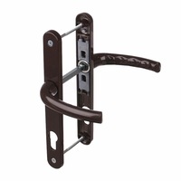 maner usa exterior kale cu sild pentru cilindru material aluminiu tamplarie pvc culoare negru 25x85 mm imagen 0_0_0