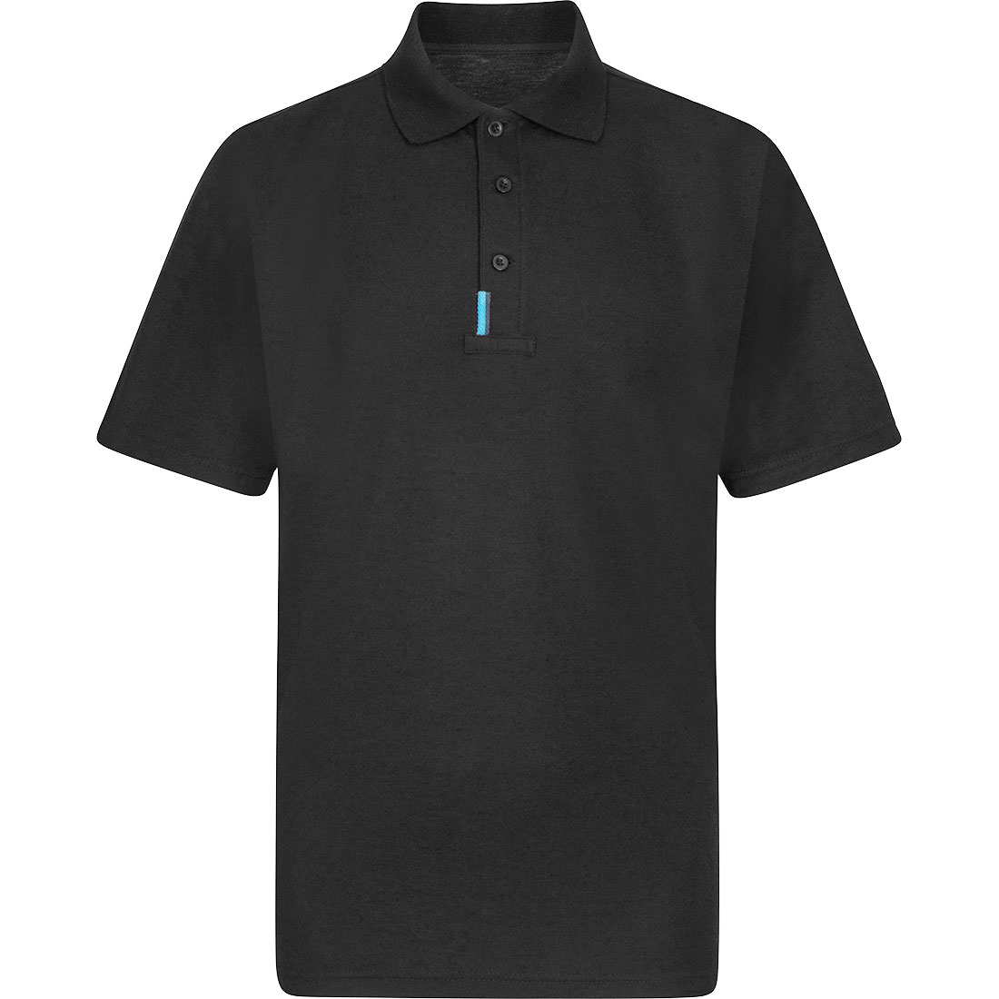 Tricou Polo , Portwest, Negru, 3XL