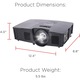 Проектор InFocus IN112XA, DLP технология, SVGA (800 x 600), 3800 лумена, 15 000 часа, 3D Ready, Brilliant Color, 2 HDMI, Високоговорители, Дистанционно, Черен