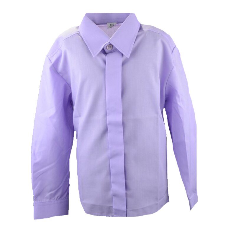 Camasa cu maneca lunga pentru baieti Mini Junior KSL-71C-1, Mov