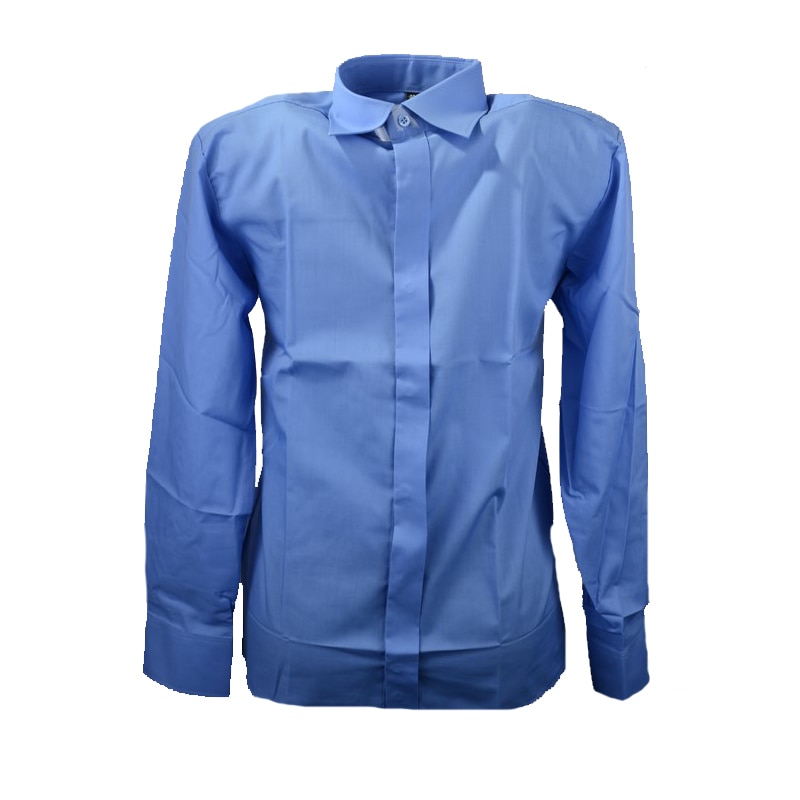 Camasa cu maneca lunga pentru baieti Jankes KSL-86C, Albastru, 158 cm