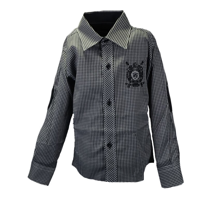 Camasa cu maneca lunga pentru baieti Mini Junior, Negru