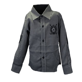 Camasa cu maneca lunga pentru baieti Mini Junior, Negru Camasa cu maneca lunga pentru baieti Mini Junior, Negru