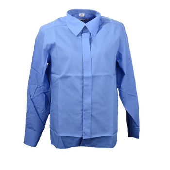 Camasa cu maneca lunga pentru baieti Jankes KSL-77C, Albastru, 128 cm Camasa cu maneca lunga pentru baieti Jankes KSL-77C, Albastru, 128 cm