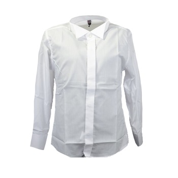Camasa cu maneca lunga pentru baieti Mini Junior KSL-76C-1, Alb, 80 cm Camasa cu maneca lunga pentru baieti Mini Junior KSL-76C-1, Alb, 80 cm