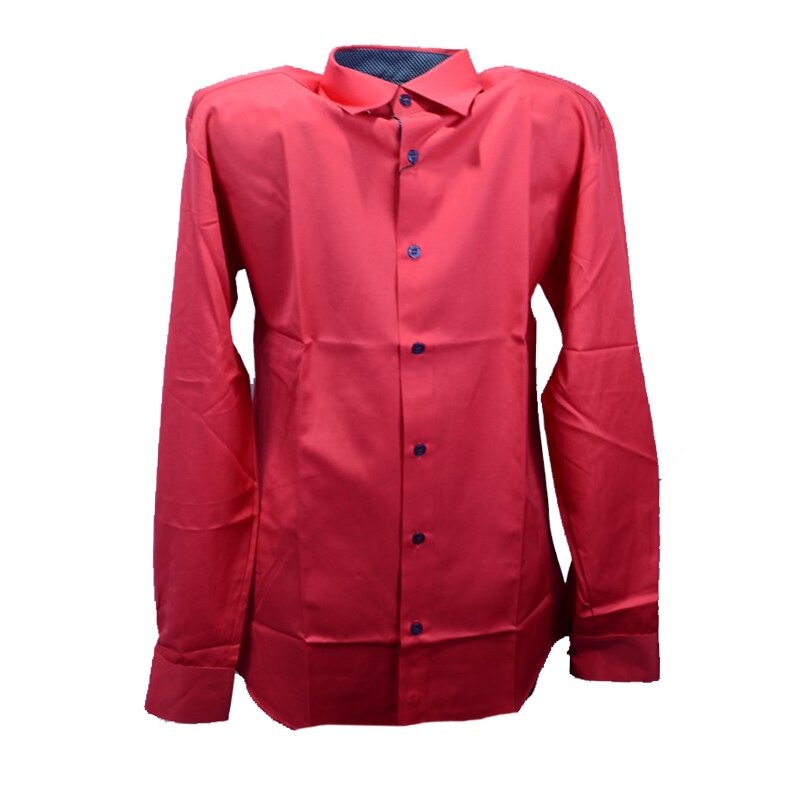 Camasa cu maneca lunga pentru baieti Jankes, Rosu